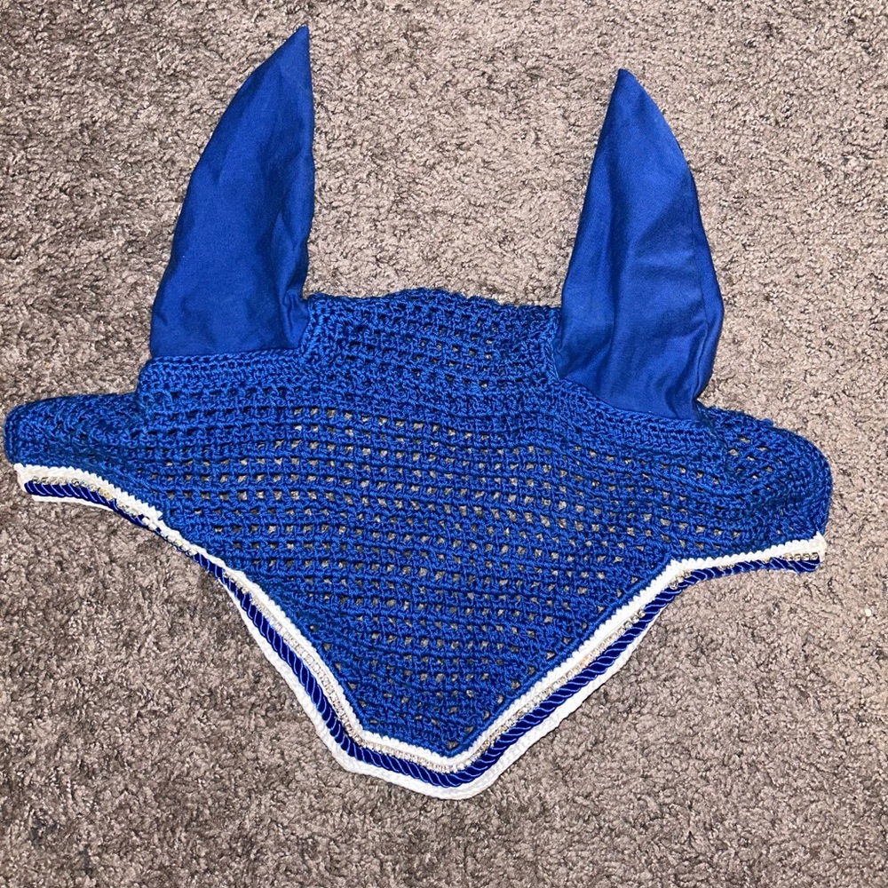 Royal Blue Horse Bonnet